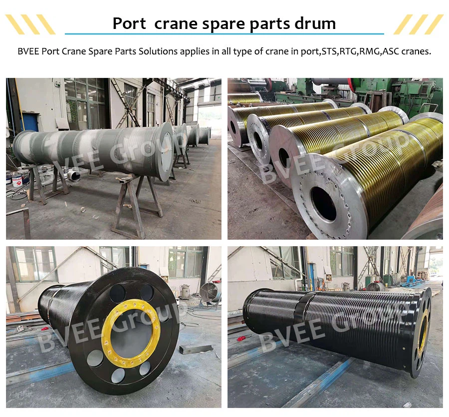 Port crane spare parts drum